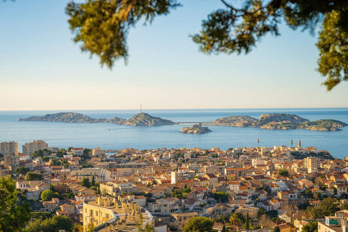 Marseille et la Méditerranée vues des hauteurs